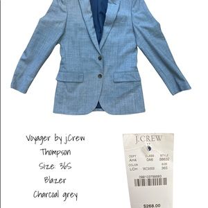 Voyager by J Crew Thompson Charcoal Grey Blazer